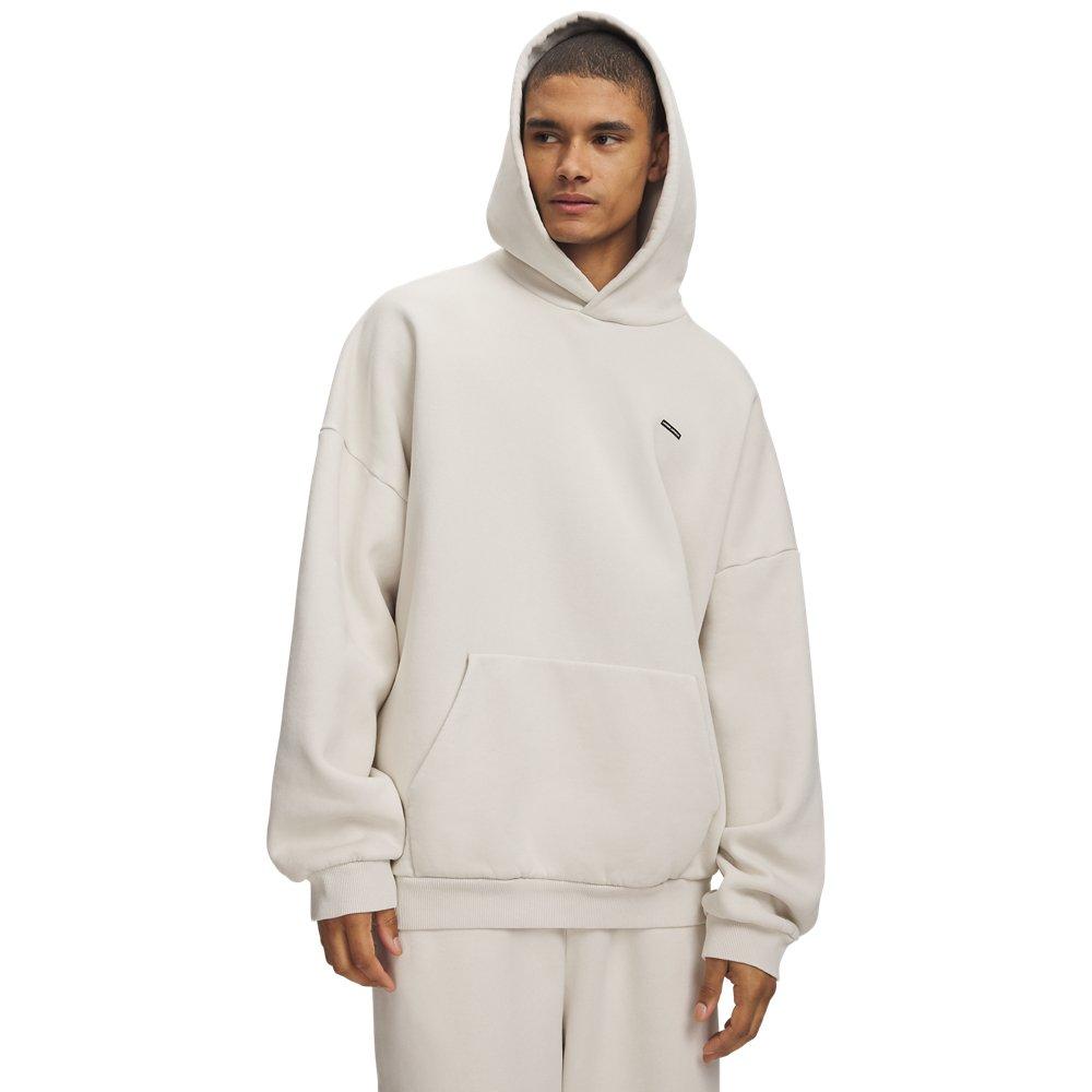Under Armour Men's Icon Heavyweight Fleece Washed Hoodie - White - WHITE